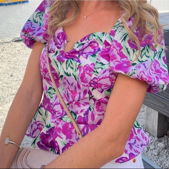 Wayf Floral top - Picture 4 of 4